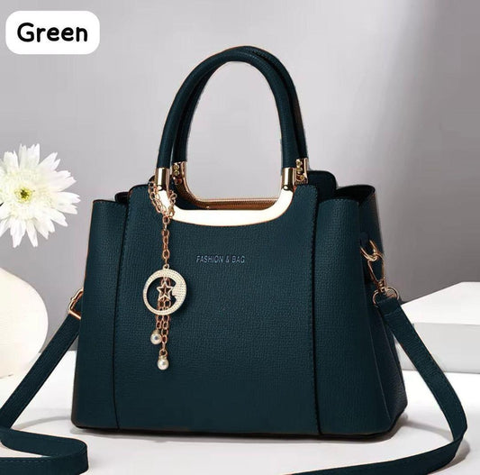 Stylish girls rexine hand bad in multi colours