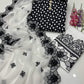 3 pcs women unstitched printed wmbroidered suit
