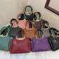 Stylish girls rexine hand bad in multi colours